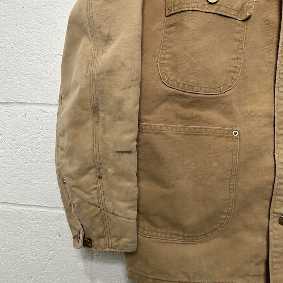 Vintage Carhartt Blanket-Lined Chore Coat “Brown” C01 BRN - Picture 6 of 10